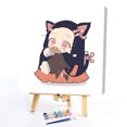 thumbnail image 2 of Kit de pintura al óleo acrílica Kamado Nezuko por números pintura DIY sin marco (B3148) FLhrweasw Nuevo, 2 of 9