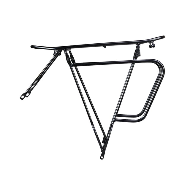 Langgg Rear Bike Rack Shelf Riding Durable Rack Bicycle Rear Portable Cargo Unilateral Luggage Unilateral 44.5x14x38cm
