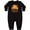 AB-Black, variant on My 1st Halloween Cute Pumpkin with Bow Baby Fleece Romper
