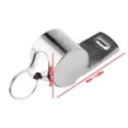 thumbnail image 3 of Sifflet d'Urgence en Acier Inoxydable avec Lanière, Sifflet de Survie Extérieur Très Poli pour Camping Randonnée Bateau, Signal Sonore Fort, Résistant à la Corrosion, 3 of 8