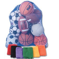 Carry Sports Balls Net Nylon Mesh Net with Draw String 25 Pcs Bundle Ball Net 