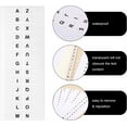 thumbnail image 3 of A-Z Alphabet Sticker for Files,Bexikou 208 Pcs Alphabet Index Note Tabs,Self Adhesive Page Tabs Alphabetical Tabs Indexes for Books, Dictionary, Notes, File (8 Sheets), 3 of 8