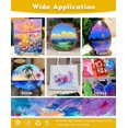 thumbnail image 4 of Kit de pintura acrílica colorida, 24 colores, 30 pinceles, 4 of 7