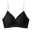 thumbnail image 2 of Bixock Push Up Bra for Women No Underwire 2 Tone Wireless Seamless Bra Lift Support Side Coverage Abjustable Straps Soft Stretch Everyday Casual Women Under Wear, 2 of 5