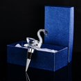 thumbnail image 5 of Tapón de botella Le Cygne para champán, vino y cava, técnica de cristal de Murano, altura 13 cm, hecho a mano, 5 of 5