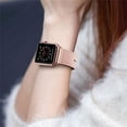 thumbnail image 6 of Compatible with iWatch Band 45mm 44mm 42mm 41mm 40mm 38mm, Genuine Leather Replacement Band Strap Compatible with Apple Watch SE Series 7 6 5 4 3 2 1, 6 of 10