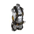thumbnail image 1 of Guardian Fall Protection 21030 Cyclone Construction Harness with QC Chest/TB Leg/TB Waist Belt/Side D-Rings, Black/Yellow, 1 of 4