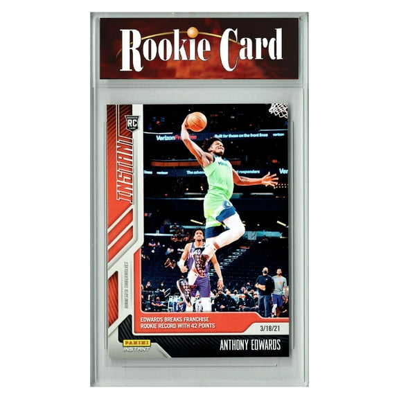 Certified Mint  Anthony Edwards 2020 Panini Instant #112 Franchise Record 1/1605 Rookie Card Minnesota Timberwolves