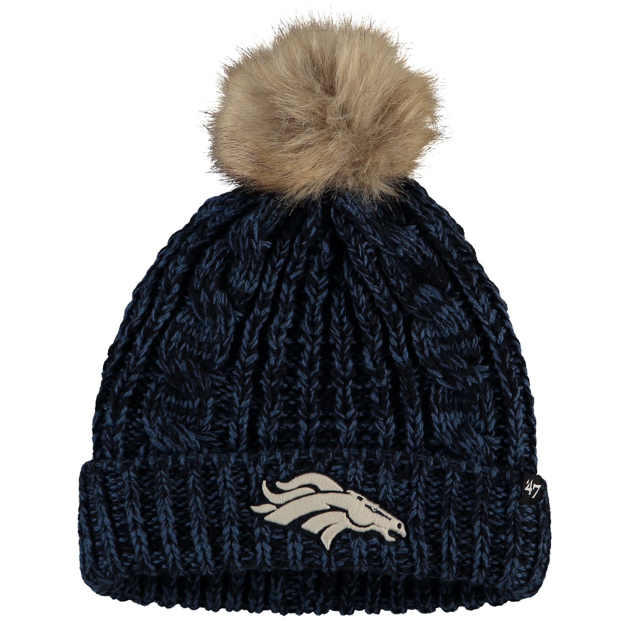 Arctic Meeko Cuffed Knit Hat with Pom 