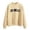 Yellow, variant on Bibifish Womens Sweatshirts LA Letter Printed Crewneck Long Sleeve Sweatshirts Spring Fall Casual Loose Fit Cute Pullover Tunic Tops