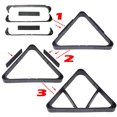 thumbnail image 3 of Luxshiny Plastic Billiards Rack Pool Triangle Rack Black 1Set, 3 of 8