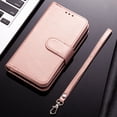 thumbnail image 5 of Dteck Case For Samsung Galaxy Note 20 Ultra (6.9 inches), Magnetic PU Leather Wallet Strap Case Flip with 9 ID&Credit Card Slots Pocket Stand Protective Phone Cover ,Rosegold, 5 of 5