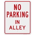 thumbnail image 1 of No Parking In Alley Sign, 24x30 Reflective Aluminum EGP, 1 of 1