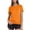 13# Saffron, variant on Women's Workout Tops Short Sleeve Shirts Quick Dry Athletic Sun Protection Rash Guard for Women Black XL
