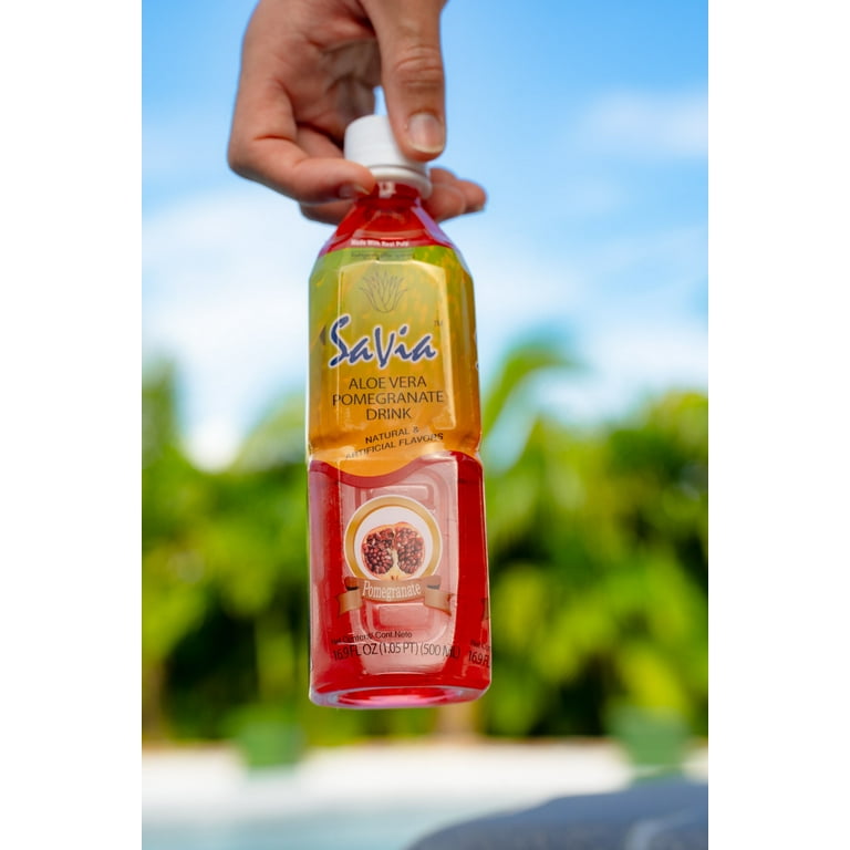 Savia Pomegranate Aloe Vera Drink 12/16.9oz