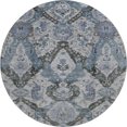 thumbnail image 2 of Addison Rugs Mayfield Premium Machine Washable Transitional Panels Gray Round Rug, 8' x 8', 2 of 6
