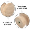 thumbnail image 3 of UPOUART 12Pcs Wooden Dresser Handles Khaki For Drawers And Home Renovation Projects, 3 of 6