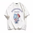 thumbnail image 4 of Hello Kitty-Camiseta de algodón para niña, estudiante, versión coreana, holgada de manga corta, estampado de dibujos animados, ropa de marca Top Tide, 4 of 4
