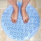 thumbnail image 5 of Moyic Alfombrilla antideslizante fácil de limpiar para un baño sin complicaciones Hecho de alfombrilla de baño de PVC de seguridad azul 55 Type2 NO2, 5 of 6