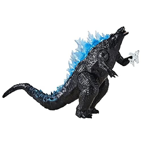 Monsterverse Godzilla vs Kong Supercharged Godzilla con Fighter Jet, King Kong Toy Figura Monsterverse Monsterverse