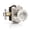 Satin Nickel-Privacy-1Pack, variant on Passage-2Pack Antique Brass Octagonal Crystal Zinc Alloy Interior Door Knobs for Hallways Closets