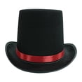 thumbnail image 1 of Disfraz de mago con sombrero de copa, disfraz de mayordomo, esmoquin formal para eventos teatrales. Altura 16cm C 54CM, 1 of 6