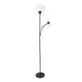 thumbnail image 1 of Simple Designs LF2000-BLK Mother-Daughter Floor Lamp with Reading Light, Black, 1 of 4