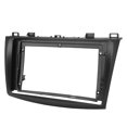 thumbnail image 3 of 9in Car Navigation Panel Frame Black Stereo Dash Fascia Replacement for Mazda 3 2010‑2013, 3 of 5