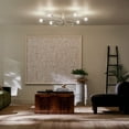 thumbnail image 3 of 52602PN Kichler Lighting Ocala - 6 Light Flush Mount-12.5 Inches Tall and 24.25 Inches Wide-Polished Nickel Finish, 3 of 9