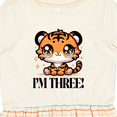 thumbnail image 4 of Inktastic 3rd Birthday Cute Tiger 3 Year Old Girls Toddler Dress, 4 of 5
