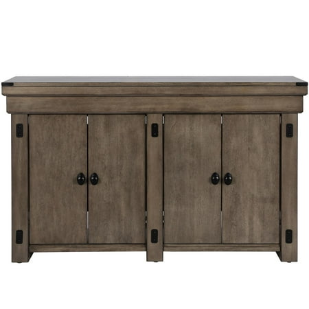 Home Aquarium Tanks - Ameriwood Home Wildwood 55 Gallon Aquarium Stand, Rustic Gray