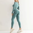 thumbnail image 1 of Kits De Polainas De Manga Larga, Traje De Yoga Para Levantamiento De Glúteos Que Absorbe La Humedad, Cintura Alta, Ajuste De Barriga Para Gimnasio ANGGREK Otros, 1 of 5