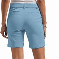 thumbnail image 4 of Womens Bermuda Short Fashion Solid Stretch Twill Shorts Shorts Summer Casual Thin Waist Pull On Regular Hiking Shorts with Pocket Half Pants, 4 of 6