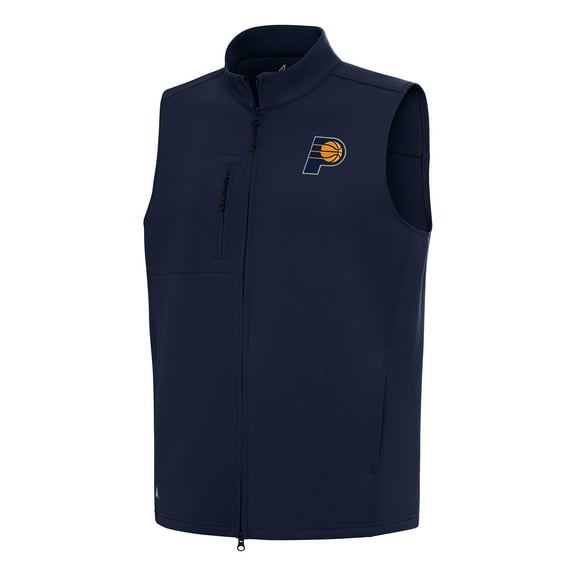 Men's Antigua Navy Indiana Pacers Demand Full-Zip Vest