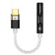 thumbnail image 1 of BA23 USB Type C to 3.5 mm Jack Adapter Headphone Amp USB C Audio AUX Converter Decoder CX31993 PCM, 1 of 5