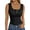 A-Black, variant on MOSHU Henley Women Tank Tops Ribbed Summer Tops Button Down Sleeveless Shirts