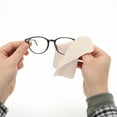 thumbnail image 2 of Unique Bargains 10 Pcs Reusable Glasses Cleaning Cloth for Glasses 5.51"x5.51" Beige, 2 of 5