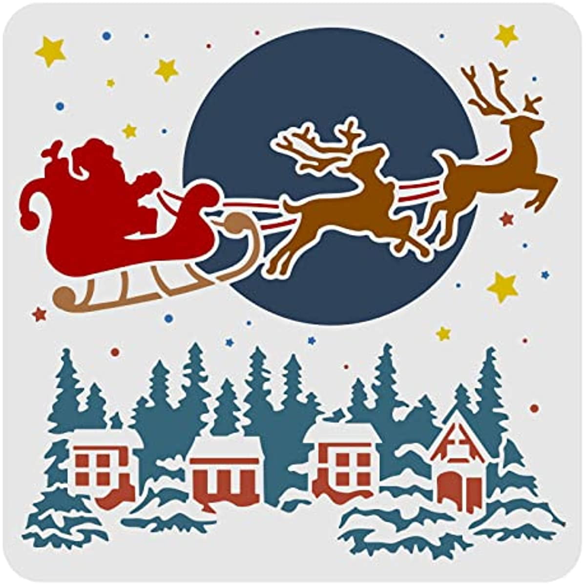 How To Draw Santa And His Reindeer Step By Step