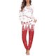 thumbnail image 1 of Pijama elegante de manga larga para mujer, ropa de dormir informal, conjunto de dos piezas, regalo de Navidad, Otoño e Invierno, 1 of 4
