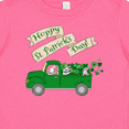 thumbnail image 4 of Inktastic Hoppy St. Patrick's Day Green Bunny Truck Boys or Girls Baby T-Shirt, 4 of 5