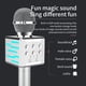 thumbnail image 4 of Micrófono inalámbrico para grabación de canto con luces LED, micrófono de mano BT, micrófono de karaoke para niños, reproductor KTV para fiestas en casa., 4 of 6