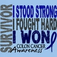 thumbnail image 3 of CafePress - Survivor 4 Colon Cancer Shirts And Gifts Light T S - Men's Classic Graphic T-Shirt, 3 of 4