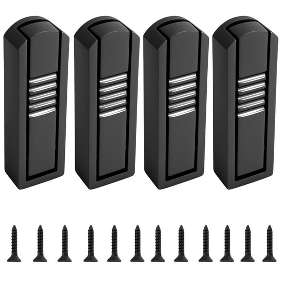 Austok Durable Wall Mounted Key Holder Hooks, Metal Iron Black, 3.12"W