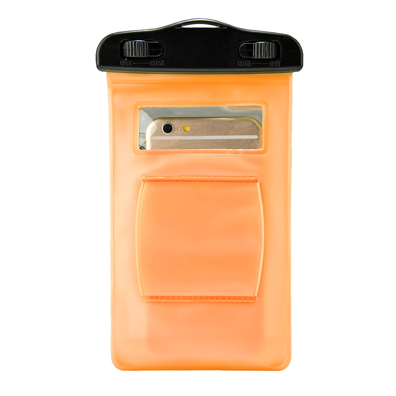 Premium Waterproof Interlocking Seal Carrying Case for Apple iPhone 8 Plus / 7 Plus / 6 Plus with Fastening Strap