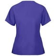 thumbnail image 2 of Panda Uniform by HeedFit Women’s V-Neck Scrub Top, Polycotton, 7XL, Royal, 2 of 4