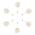 thumbnail image 1 of Ramilletes de rosa Unique Bargains 6 Pcs para Boda Blanco puro, 1 of 5