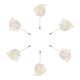 thumbnail image 1 of Ramilletes de rosa Unique Bargains 6 Pcs para Boda Blanco puro, 1 of 5