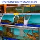thumbnail image 4 of 2 clips de fijación para soporte de lámpara de reptil: soporte metálico para lámpara de acuario, pinza para colgar artefactos de iluminación, para terrarios de vidrio, anfibios terrestres., 4 of 8