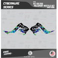 thumbnail image 2 of Kalair GFX Graphics Kit for Kawasaki KX125 Polisport Restyle (2003-2008) Cyberware Series, 2 of 5