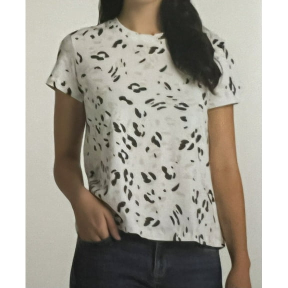 Ecothreads Women's 2 Pack Short Sleeve Tee (Black/Cconut Milk, Medium)